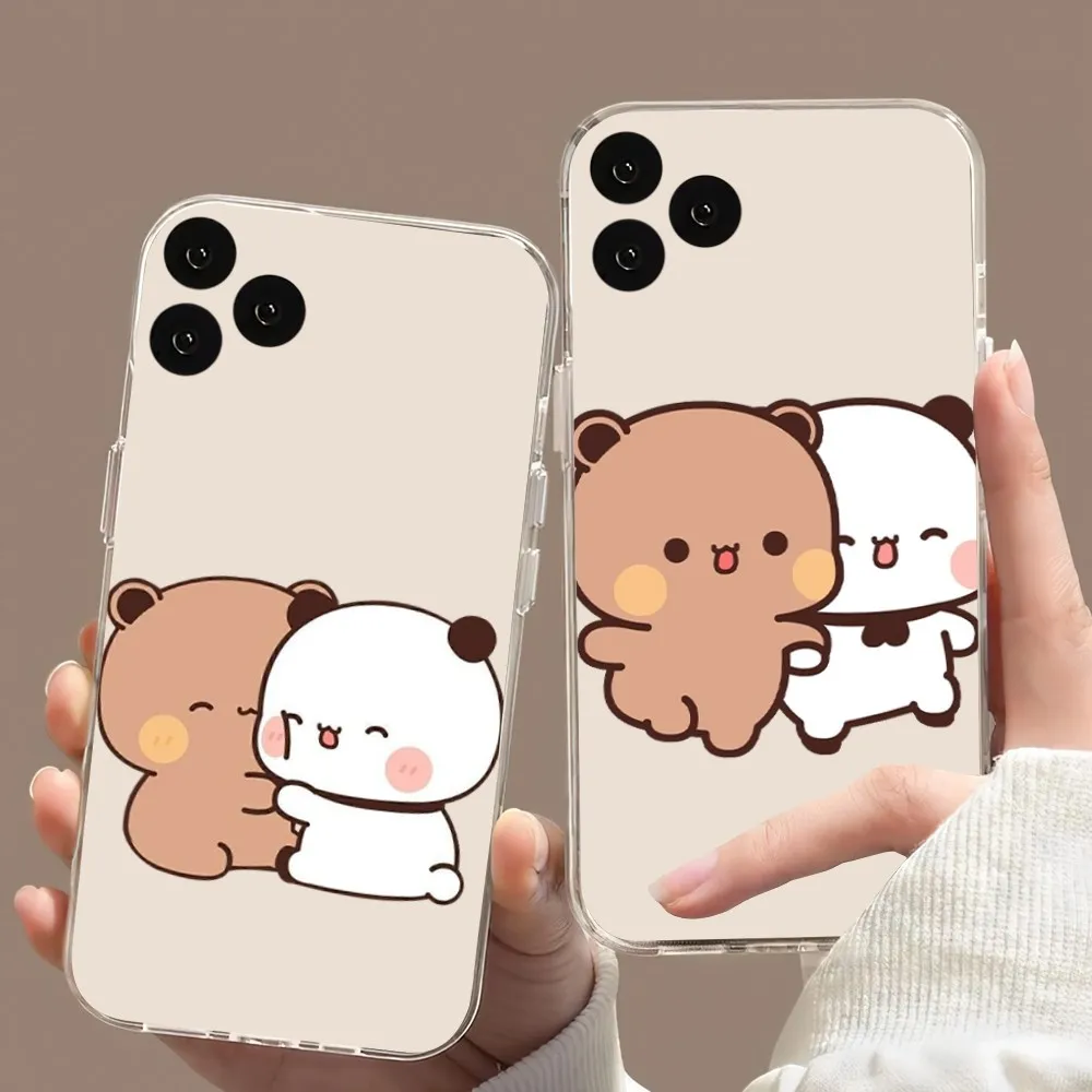 Cartoon BuBu DuDu Cute Phone Case For Samsung Galaxy S22 S23 S30 Note Plus 20 10 Lite FE ULTRA Transparent Cover