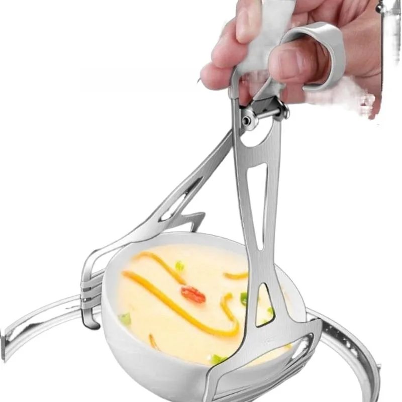 Kitchen bowl clip, tray clip, anti-scalding silicone non-slip dishes, multi-purpose