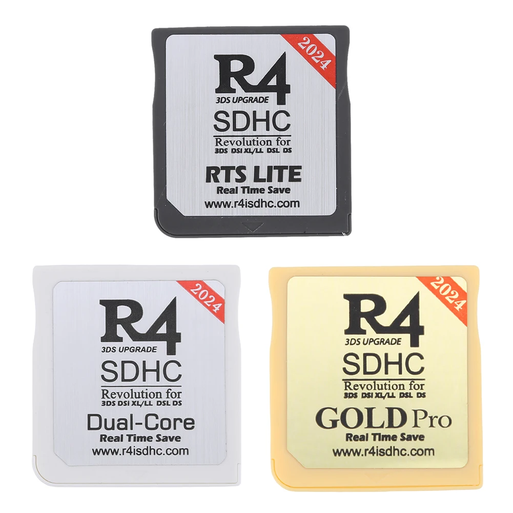 New R4 SDHC Adapter Pro Card Memory Cards R4I SDHC Video Game Burning Card Flashcard 3DS DSI XL/LL DSL DS RTS LIFE Game Com Card