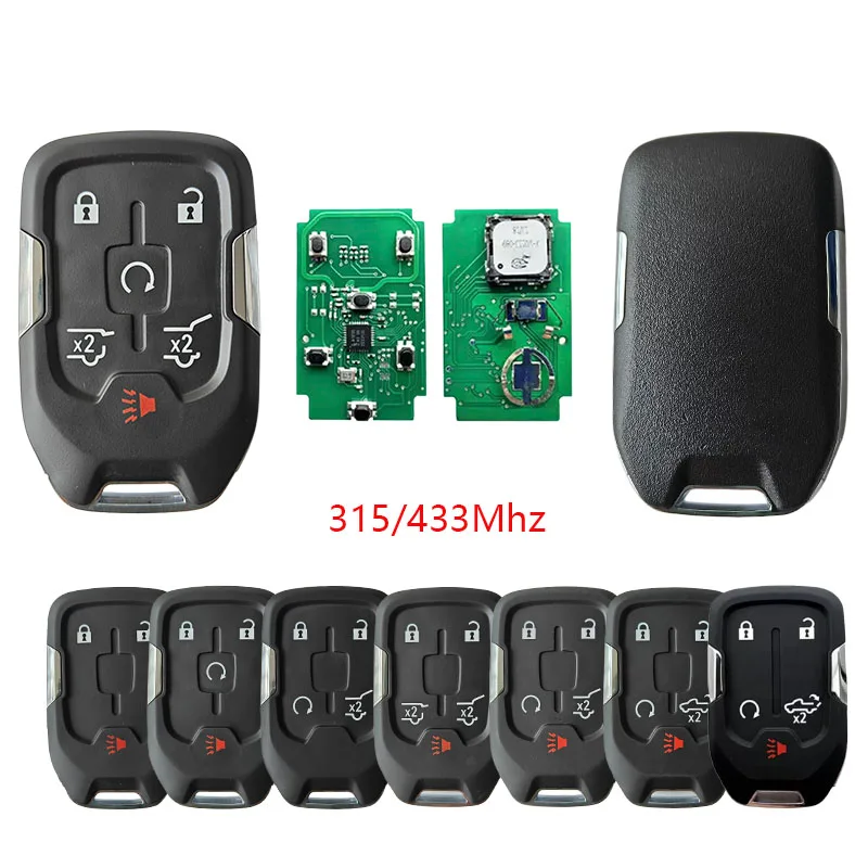 Replacement Smart Key Fob HYQ1AA HYQ1EA for Chevrolet Tahoe Silverado Suburban & GMC Yukon Sierra Acadia Terrain