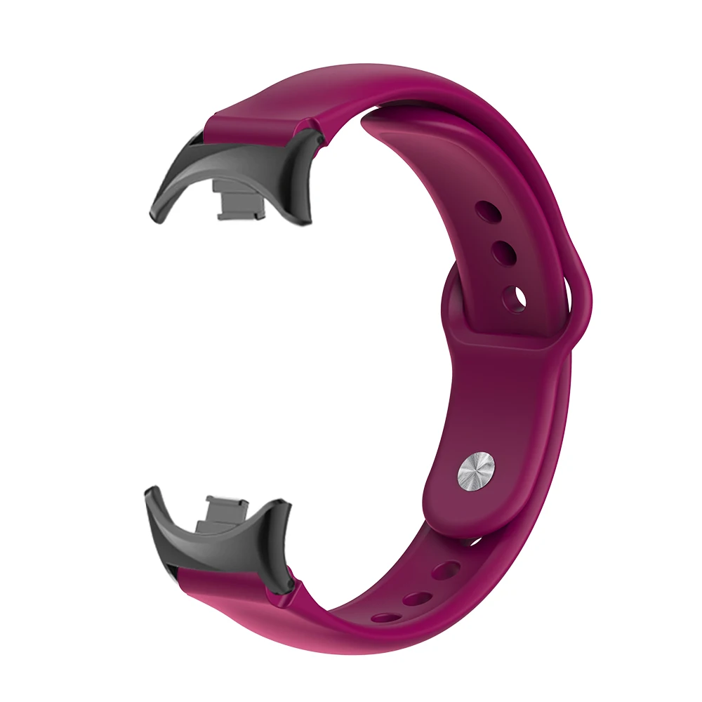 

Watch Strap For Xiaomi Band 8/8NFC/9/9NFC Reverse-buckle Quick Release Breathable Waterproof Silicone Sport Smart Watch Band