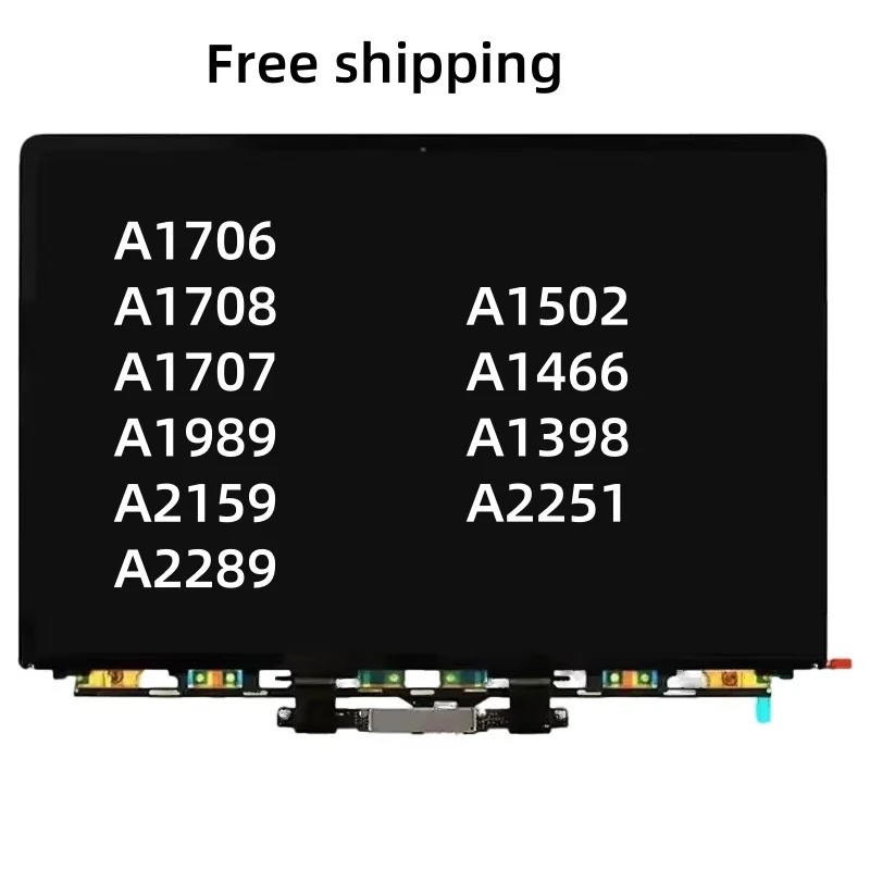 New LCD Screen For MacBook ，A2251 A2289 A2159 A1989 A1707 A1398 A1502 Display Assembly Replacement