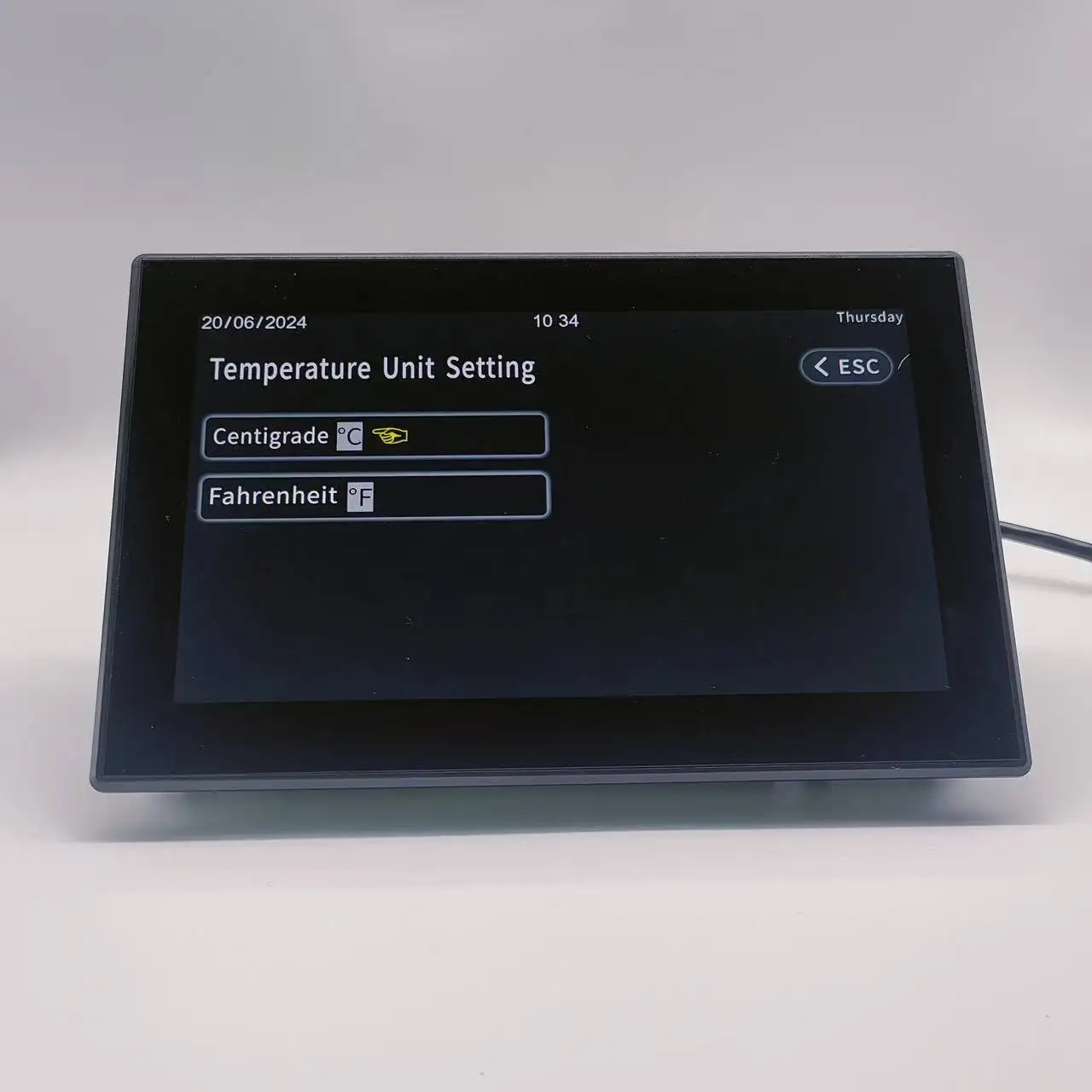 High Quality 7 Inch Landscape Touch Screen MK6L02 Convection Oven Controller Steaming Temperature Controller OEM/ODM Plastic