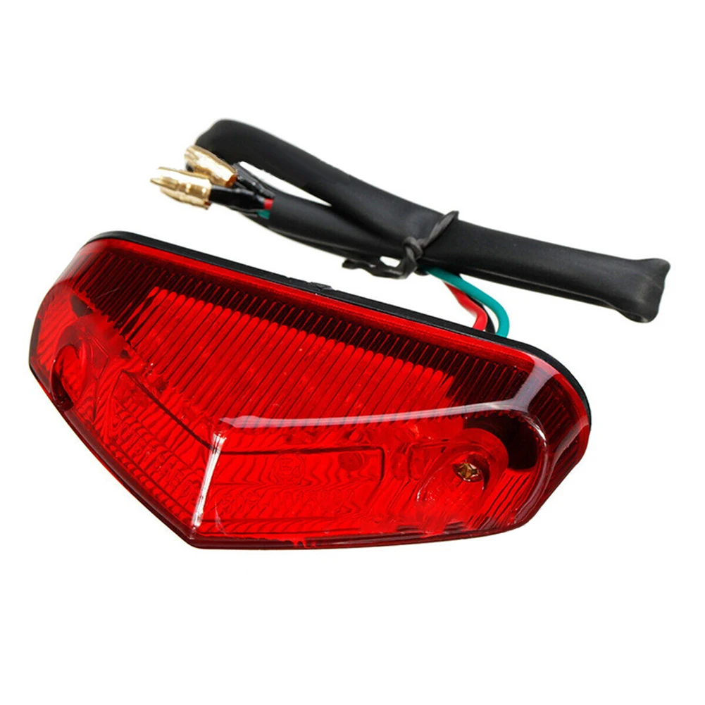 1pc Motorcycle DC 12V LED Taillight Motorbike Headlight Rear Brake Stop Light Fender Tail Lamp Universal Motorcycle Light