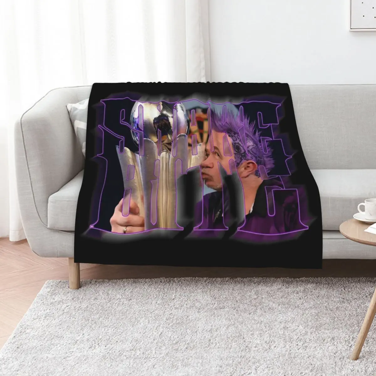 Snakebite Peter Wright darts Throw Blanket Blankets For Bed Furry warm for winter Furrys Tourist Polar Blankets
