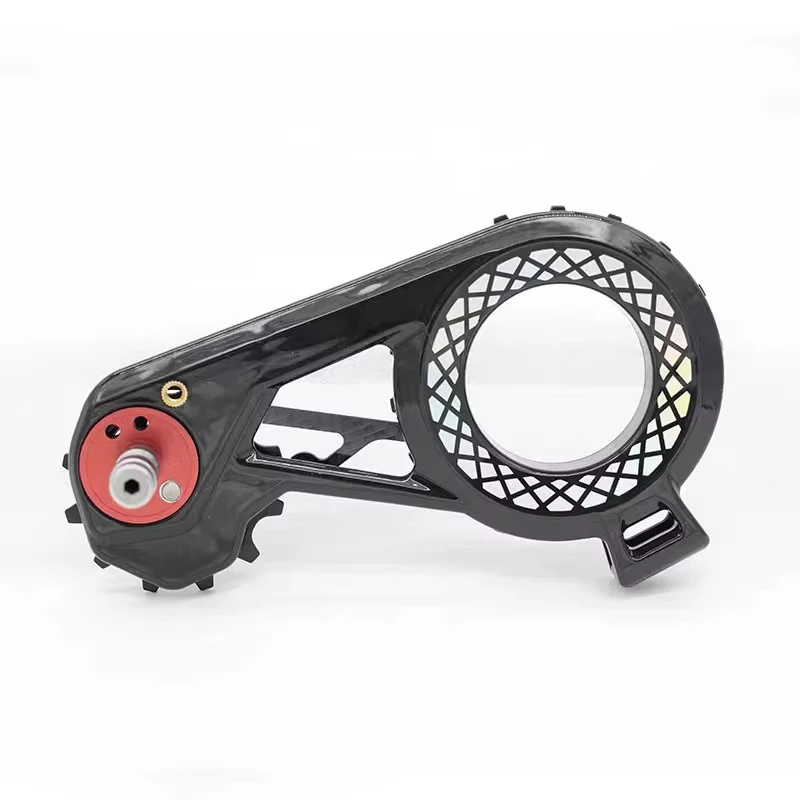 WHEELTOP TX Peak Big Guide 7800 Carbon Fiber Chain Guide Hollow Ceramic Bearing Bicycle Shift Guide for EDS TX view 2
