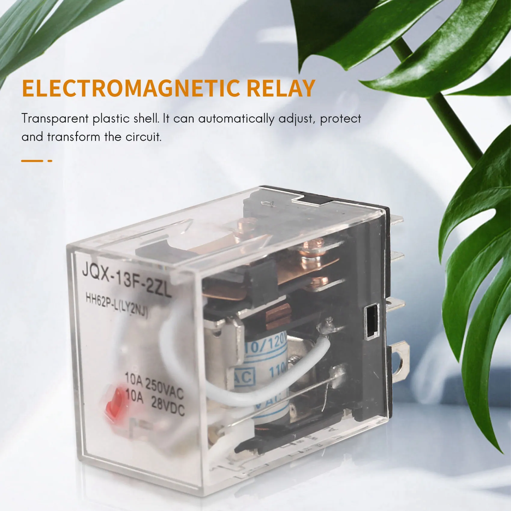 A77I JQX-13FL AC 110V Coil DPDT 8-Pin 8P Relay Daya Elektromagnetik