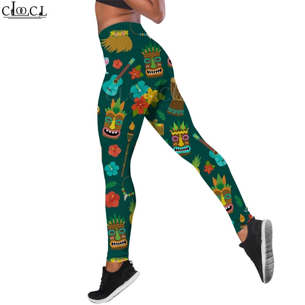 

CLOOCL Women Legging Mask Sundries Pattern 3D Printed Trousers for Female Workout Push Up Jogging High Waist Stretch Pants