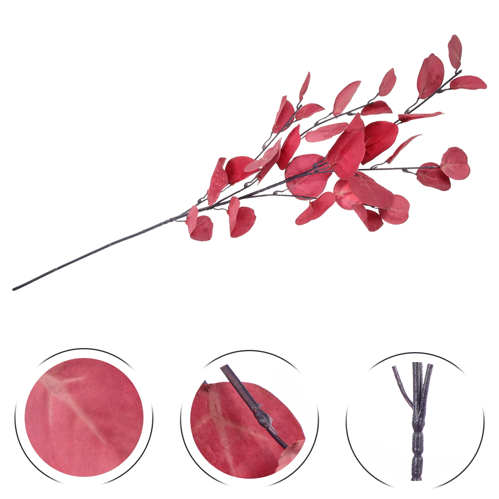 

2pcs Artificial Eucalyptus Leaf Stems Wedding Decorations Faux Greenery Centerpiece Home Party Decoration Fake Plant Props
