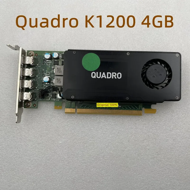 

Оригинальная многоэкранная видеокарта Quadro K1200 4 ГБ поддерживает разделенный экран 4K для профессионального моделирования, рендеринга