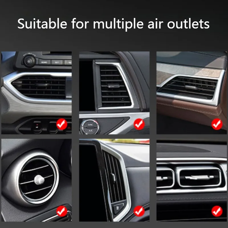 Car Fragrance Air Vents Car with Aromatherapy Essential Oil Rotating Ornaments Car Interior Decorations Gift Choice - view 5