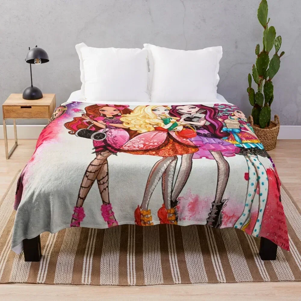 

Ever After High Throw Blanket Fluffy Cozy Throw Blanket for Home Decor