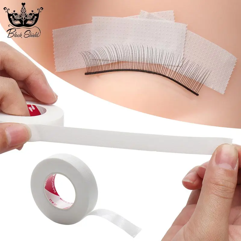 Eyelash Extension Tape Micropore Supplies Lint Breathable Non-Woven Cloth Adhesive Patches Tapes Makeup Tools Under Eye Paper