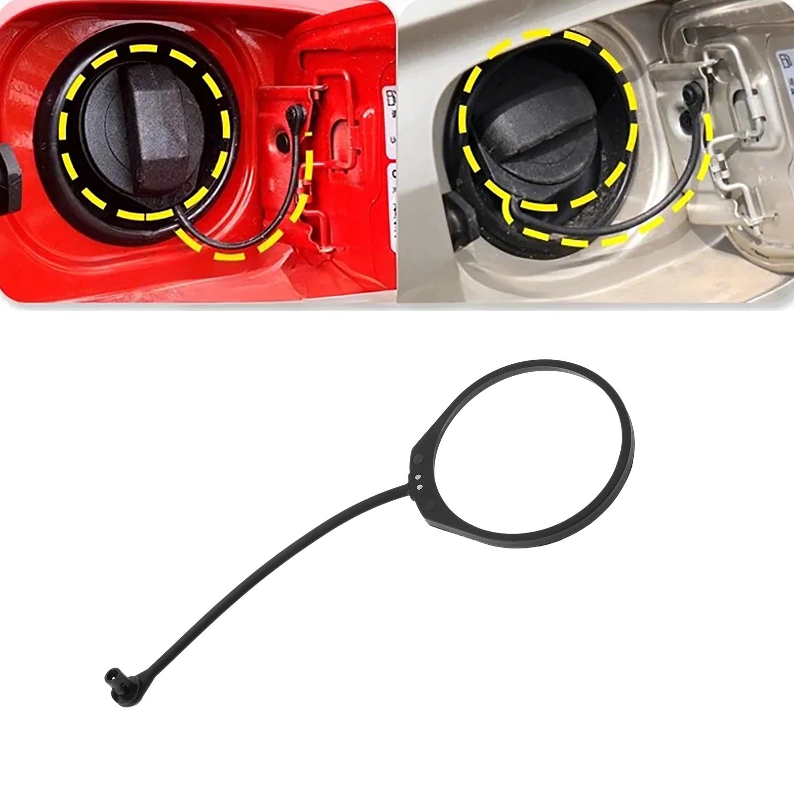 

Car Fuel Tank Cap Cord Lanyard Filler Cord Tether Rope Strap Band Cable 180201556 for A1 A3 A4 A5 A6 A7 A8 Q3 Q5 Q7 Golf Passat