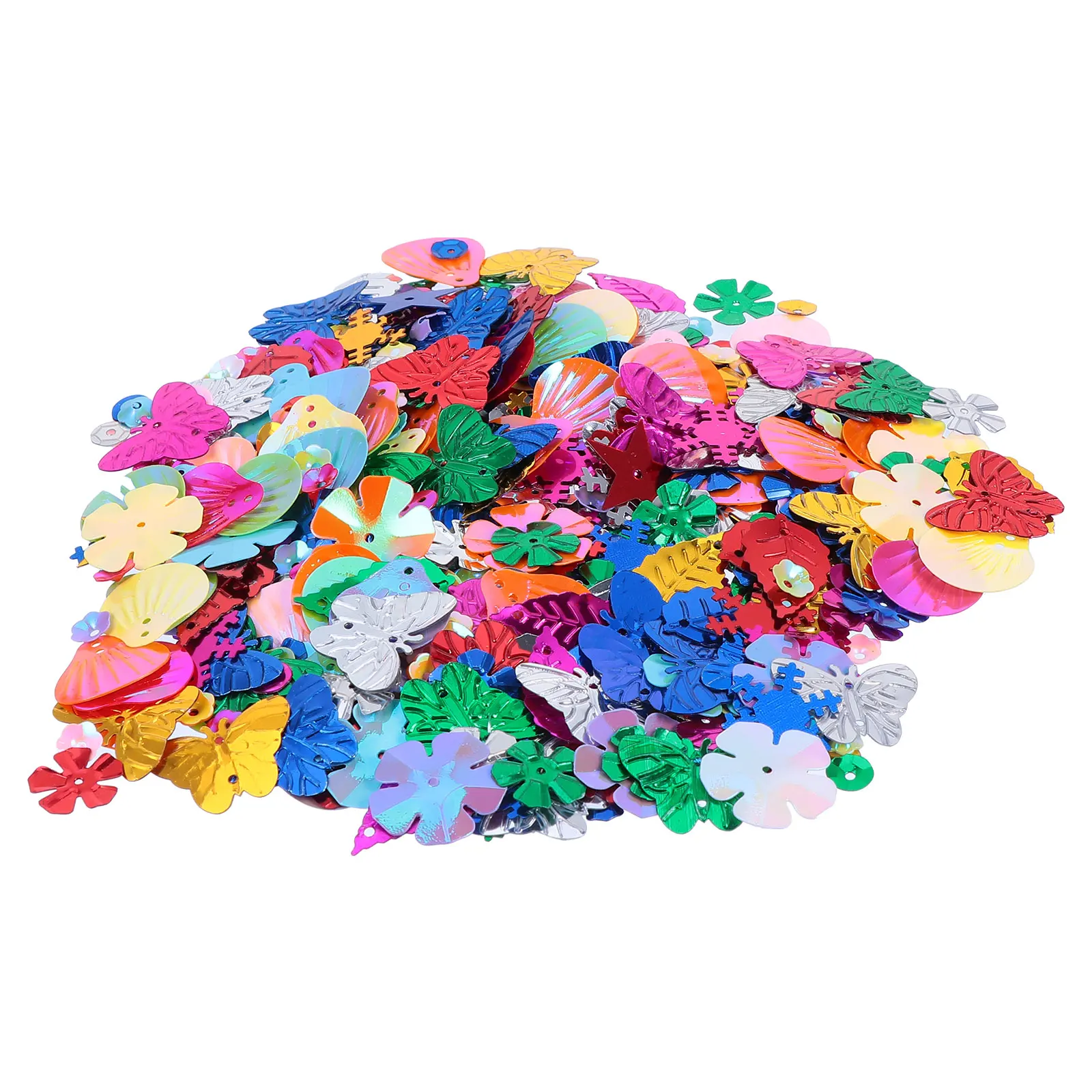 

Metal Sequin Beads 2 Packs Round Ornaments Sewing Paillettes Diy Sewing Paillettes Handmade DIY Decor Craft Storage