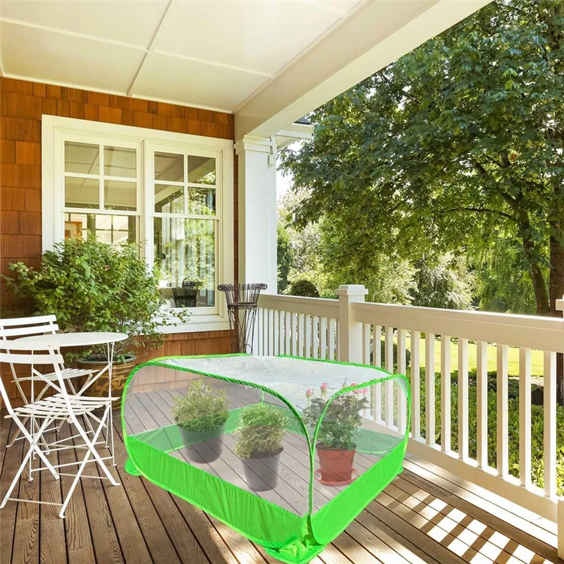 

CQMF-садовая сетчатая крышка для растений, защита для уличных растений, сетчатый корпус для растений, приподнятая кровать, садовая защита для птиц и защиты