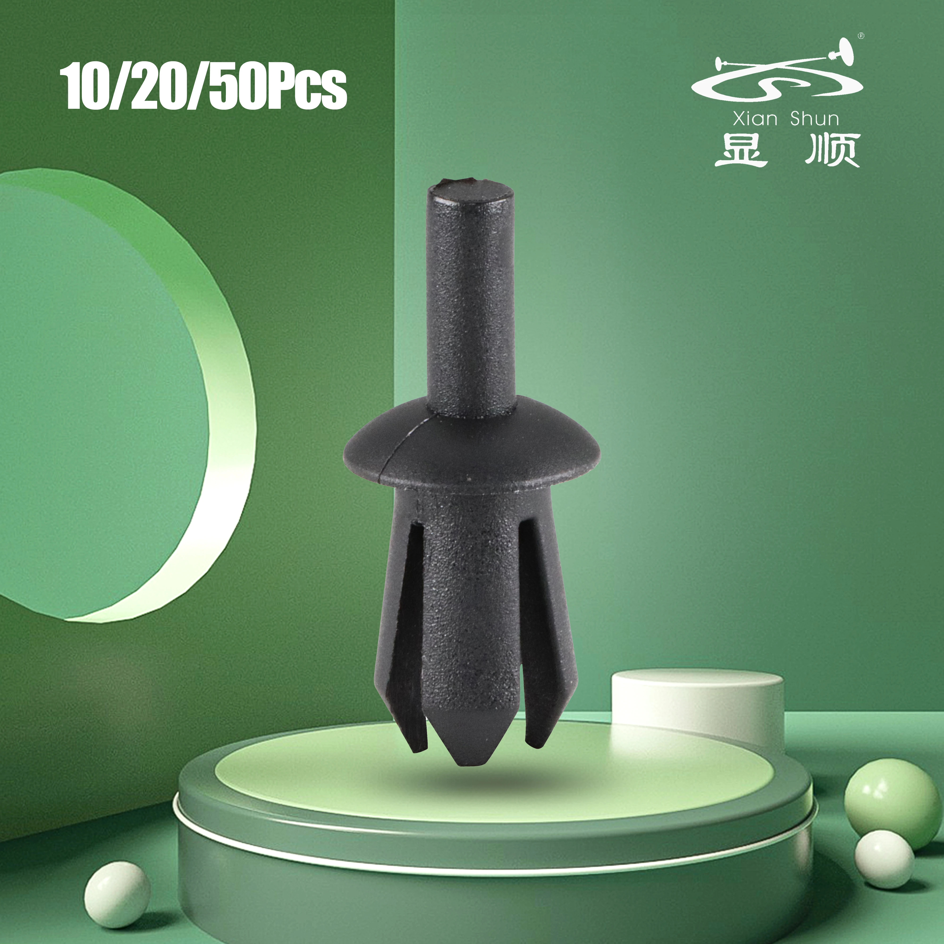 

10/20/50Pcs Black PA Front Head Bumper Seat Hood Interior Replacement Parts Car Fastening Clips Car Accessories For VW N0385012