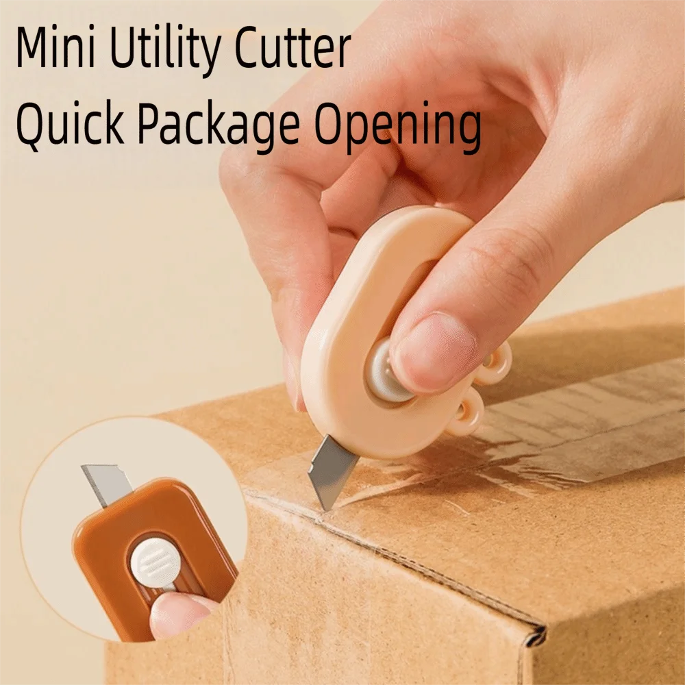Cartoon Retractable Utility Cutter Mini Multifunktionale Box Opener Cutter Blade Schneidwerkzeug