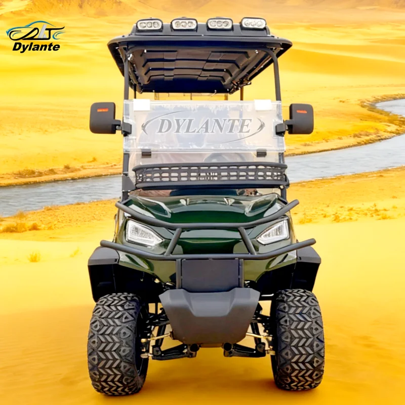 2025 Popular High Performance 5000W 4 Wheel Adult Electric Golf Cart Best 4 & 6 Seater 48V Lithium Battery Club Cart