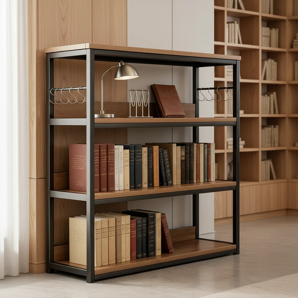 

*Simple Floor-standing Multi-tiered Bookshelf for Home Use, Wall-mounted Storage, and Mobile Organization of Miscellaneous Items