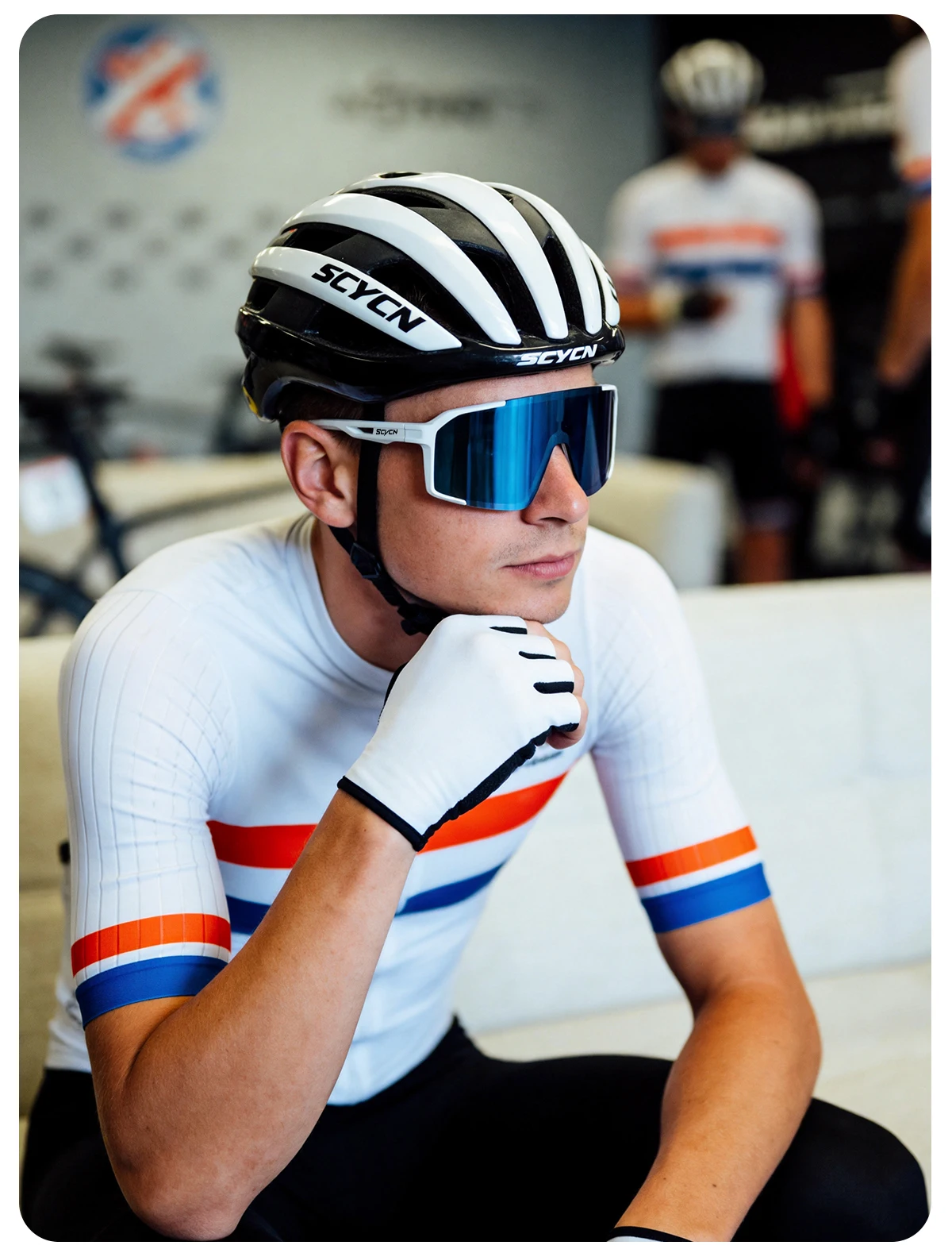 SCVCN Modische Sonnenbrille für Herren, Fahrradbrille, UV400, Damen-Fahrbrille, MTB, Fahrrad, Sportbrille, Laufsonnenbrille, Damen – Detail 25