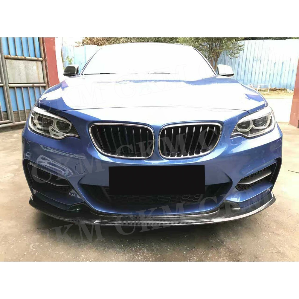 Alerón Delantero de Fibra de Carbono para BMW Serie 2 F22 220i 228i 235i M235i M Sport 2014 2015 2016 2017 Estilo E