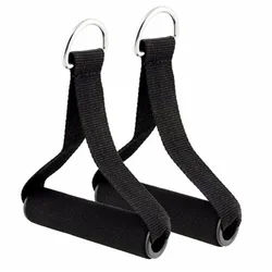 1 Pair Pull Rope Grip Fitness Exercise Band Handle Rally Handle For Yoga Hammock Handle Resistance Bands Accessories