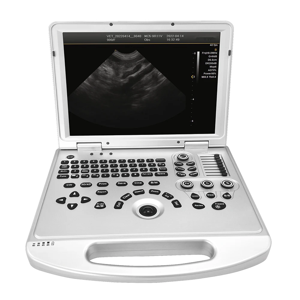 Amain AMUV 22 Veterinary Color Doppler Ultrasound System Portable Veterinary Ultrasound Diagnostic Machine For Animal Use