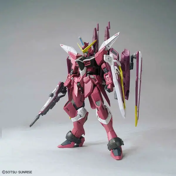 

Bandai Gunpla Mg 1/100 Zgmf-X09A Justice Gundam Assembly Model High Quality Collectible Anime Robot Kits Models Kids