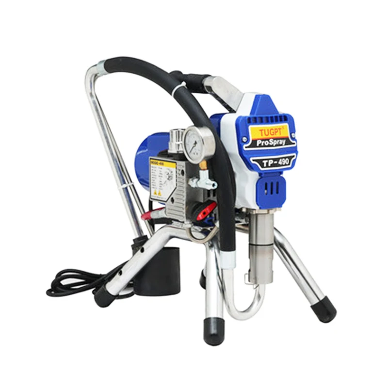 

TUGPT-490 electric high pressure airless spraying machine interior and exterior latex paint steel structure