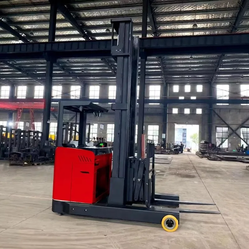 1500kg 2000kg Man-up Forklift 3 Way Reach Truck High Lift 12m Narrow Aisle Forklift