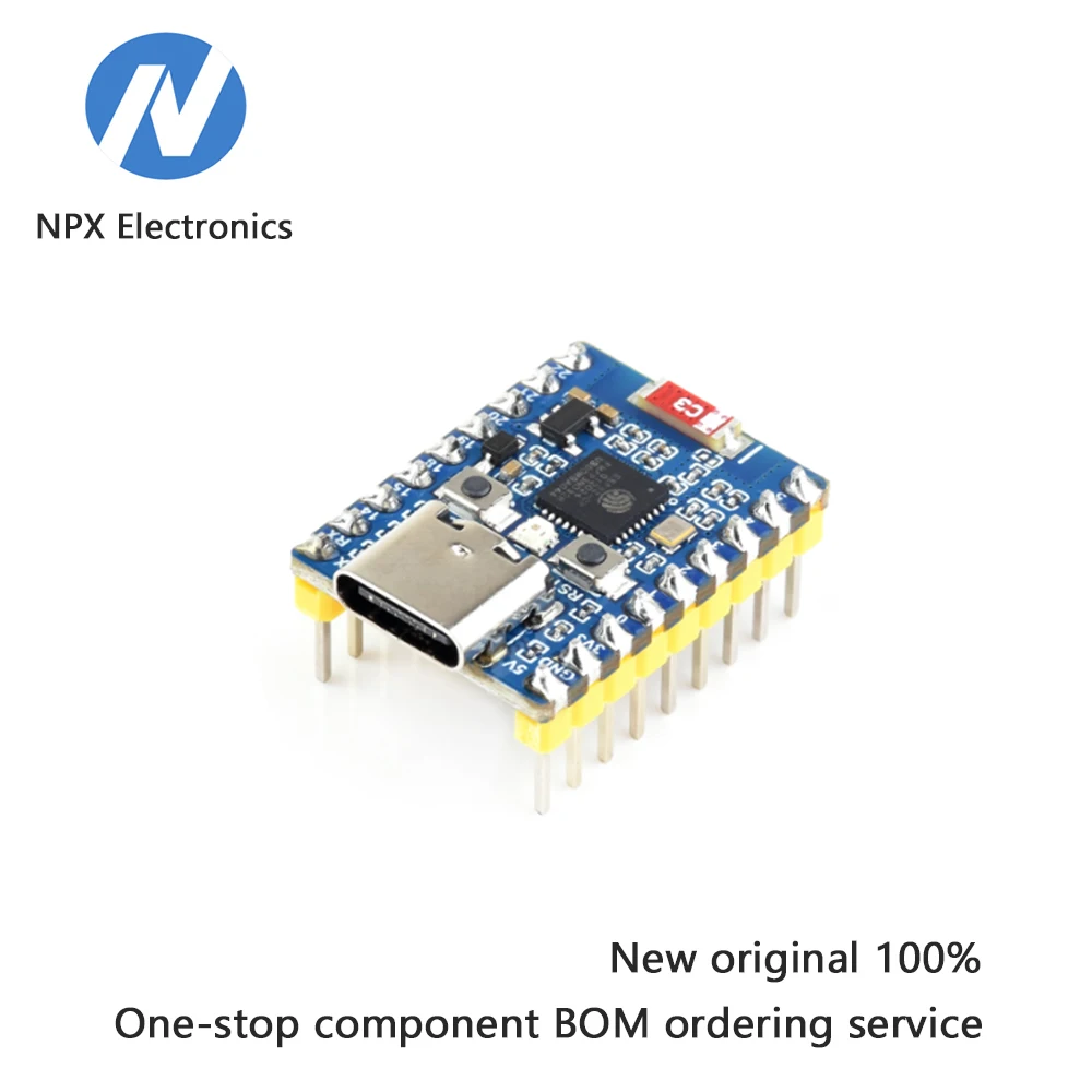 Плата разработки ESP32 C6 Zero поддерживает двухрежимную связь WiFi6 и Bluetooth 5. и имеет встроенную памятью 4 МБ.