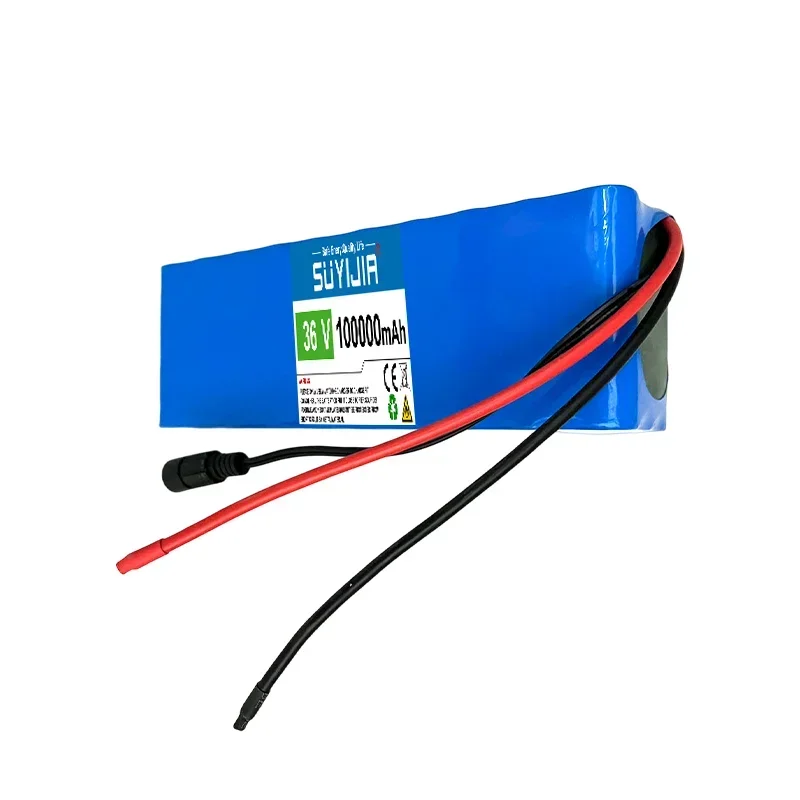 حزمة بطارية 10S2P36V36000ah 186500   بطارية ليثيوم أيون 500 وات لدواسات الدراجات النارية عالية الطاقة