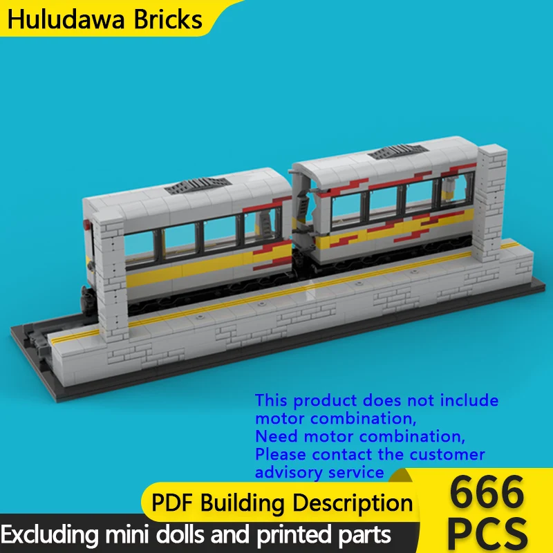 

Popular Anime City Car Model MOC Building Bricks Train Fight Diorama Modular Technology Gifts Holiday Assemble Children Toy Suit