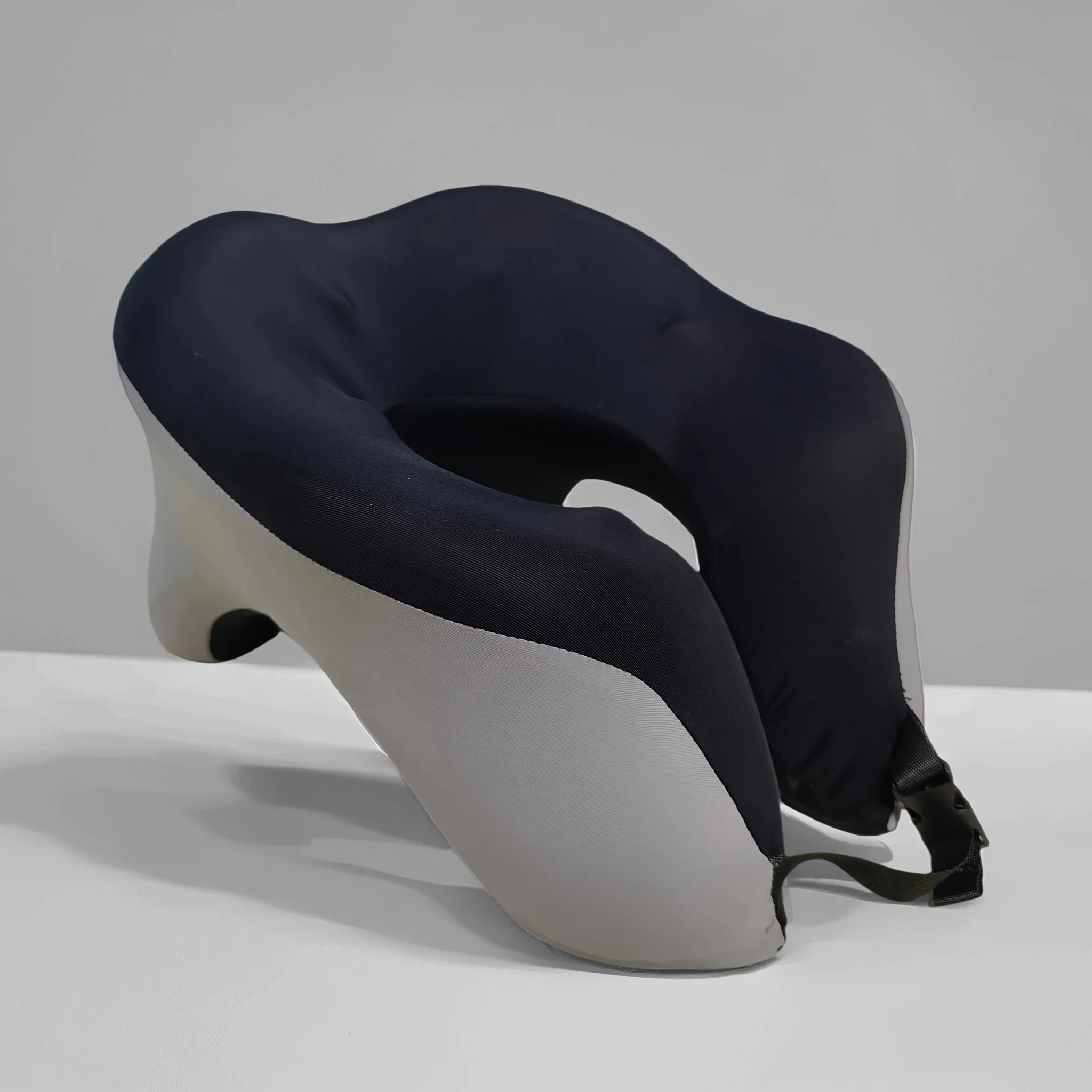 1pc Soft U+T Shaped Travel Pillow • Portable Neck Cervical Support • Headrest for Airplane, Car, Office