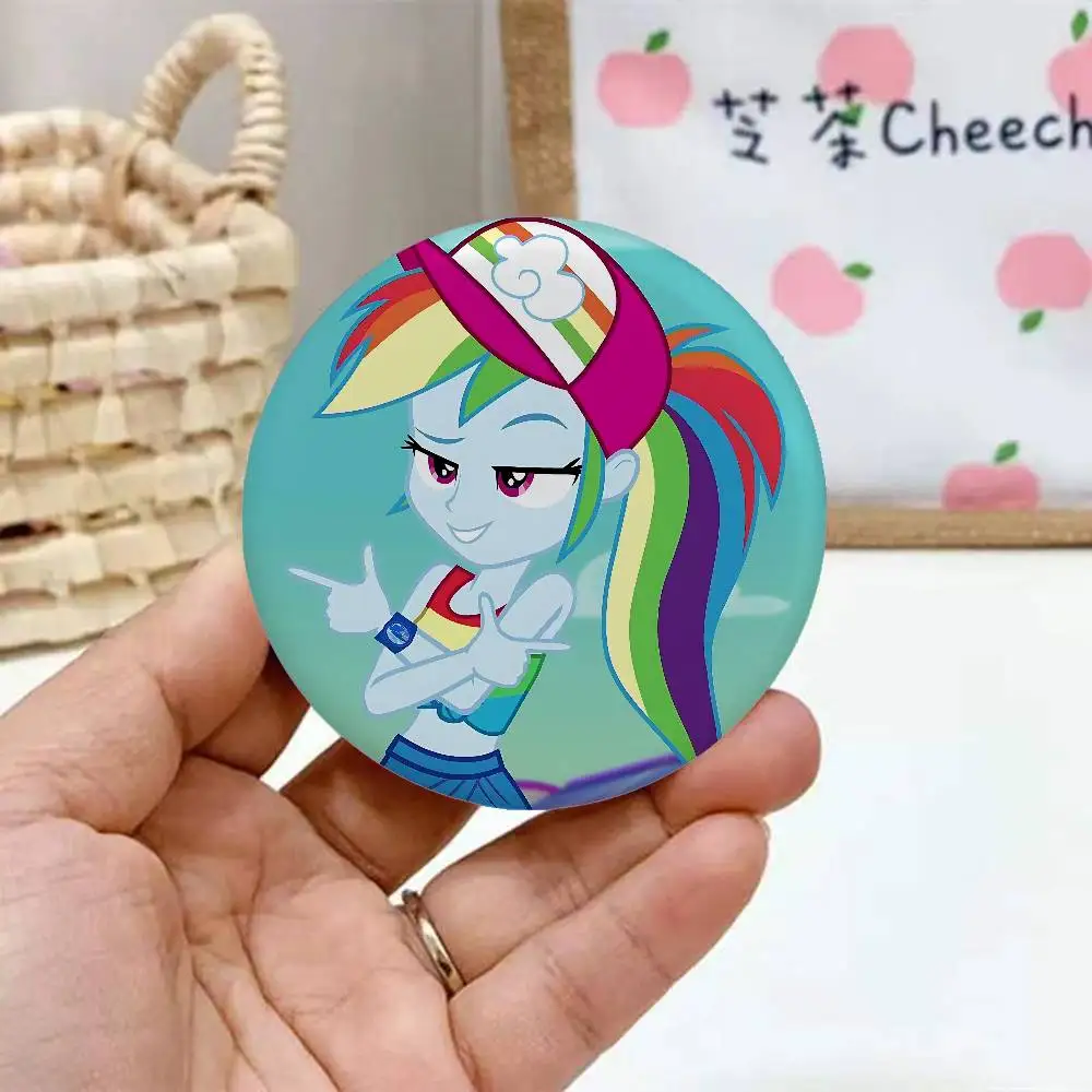 M-My Little Pony Emaille-Pins, handgefertigte runde Brosche, L Killer Yagami Light Cosplay-Abzeichen, Rucksäcke, Schmuck, Geschenke – Detail 19