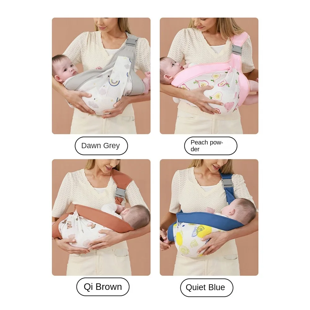 تنفس الطفل التفاف الناقل الرضع الكنغر حقيبة شبكة الرضع حقائب الظهر الوليد الجبهة عقد نوع القابضة الأفقية #4