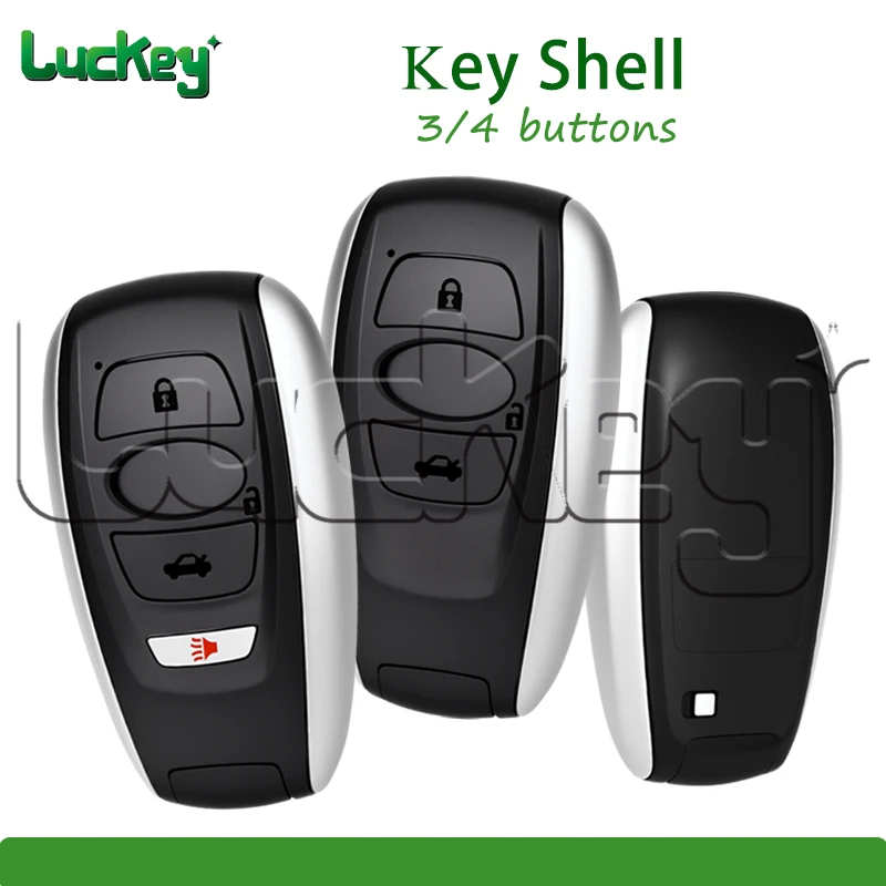 Car Key Shell for Subaru Ascent Impreza Forester STI WRX BRZ Legacy Outback Crosstrek Car Key Cover 3 4 Buttons Key Fob Housing
