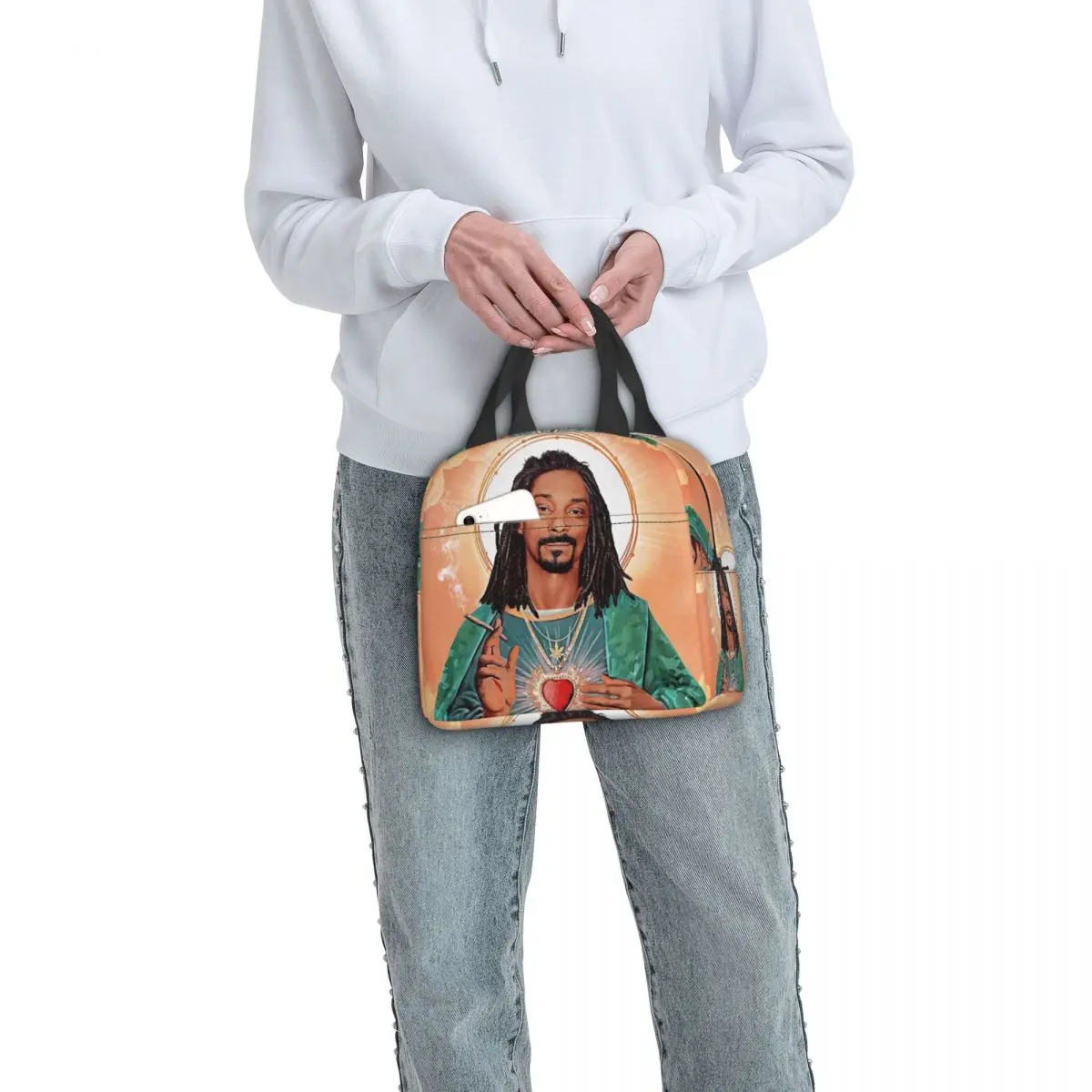 سنوب دوج يذهب يسوع معزول حقيبة الغداء للأطفال مدرسة برودة صندوق طعام حراري حمل مانعة للتسرب صناديق الغداء الحاويات #6