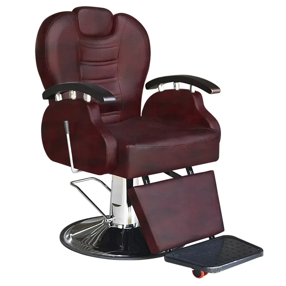 High Quality Beauty Barbershop Salon Equipment And Furniture Hair Saloon Chairs Metal Barber Chair