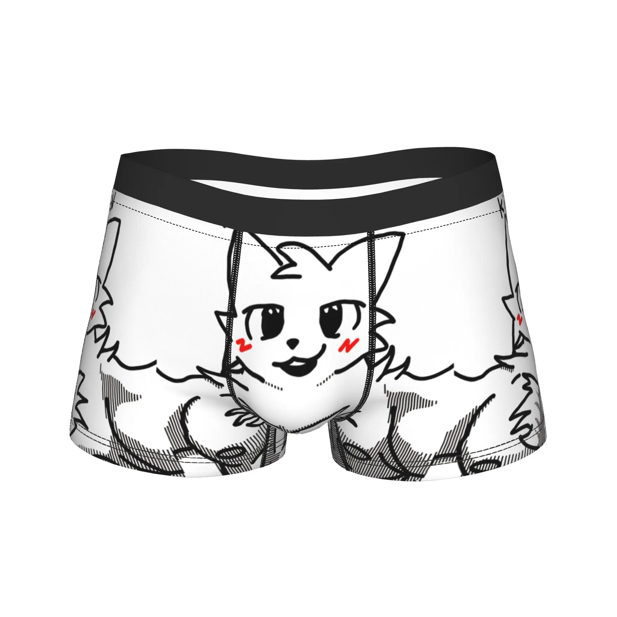 

Мужские трусы-боксеры Boykisser с кошачьим принтом, качественные, оригинальные, на заказ, больших размеров