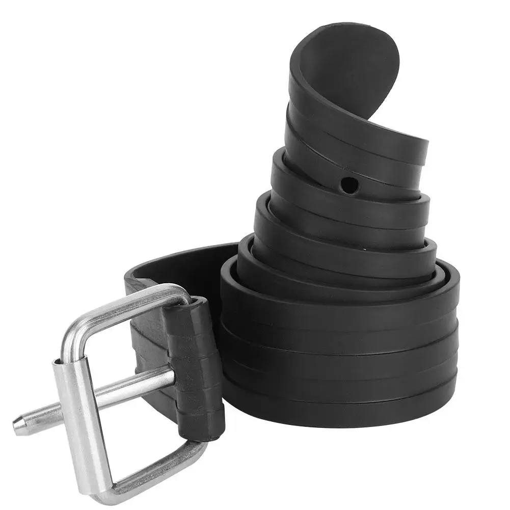 Adjustable 1.8m Diving Weighted  with Buckle - Rubber for freediving & Tech Dive Webbing (WB-932)