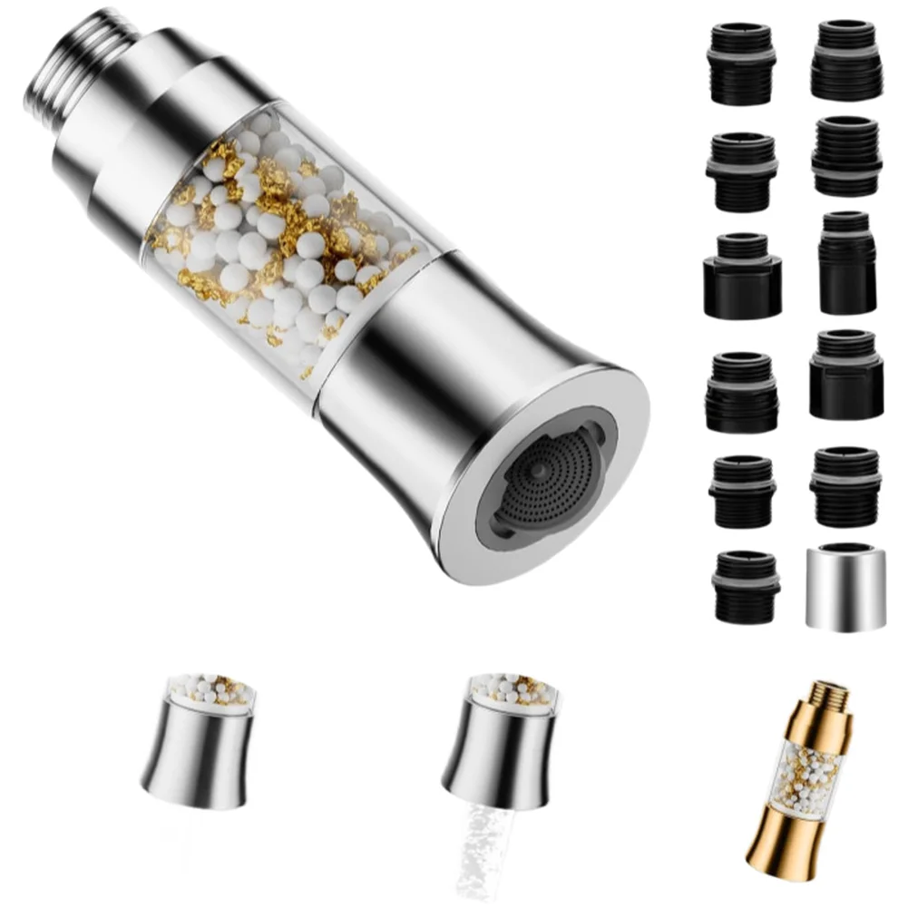 Replacement Spray Head Electroplated Color Pull Out Faucet Head Abs Plastic Material Efficient Water Usage For Daily Dishwashing