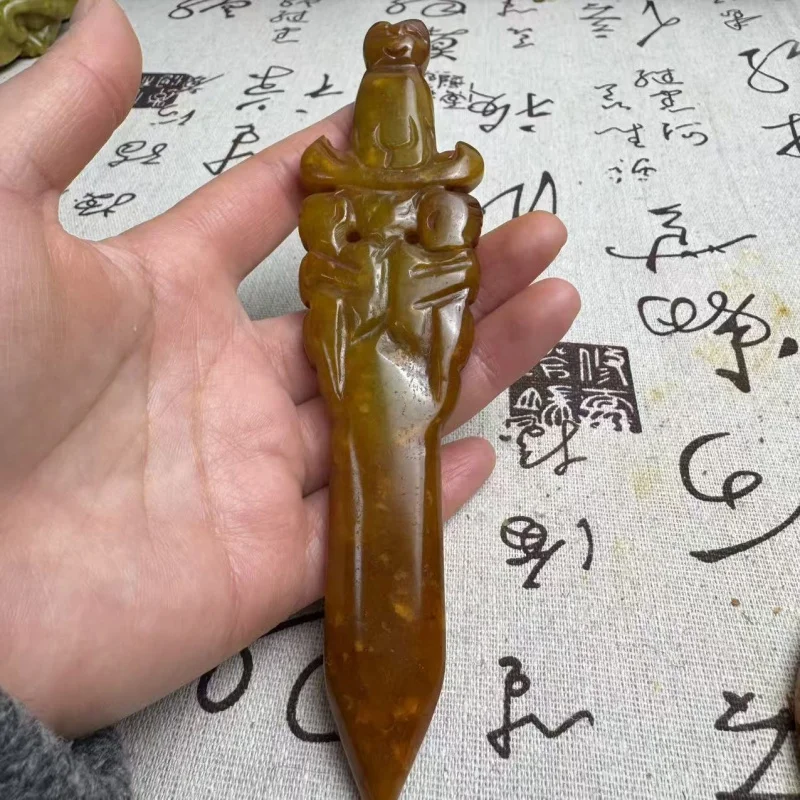 Wholesale Of Distressed Xiu , Antique-Style , Carvings, Pendants, Ornaments, Patterned Jade Swords, And Live-Stream