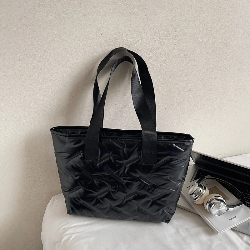 

Новая минималистичная повседневная женская сумка - хлопковая сумка на одно плечо - модная и модная сумка - большая вместительная сумка