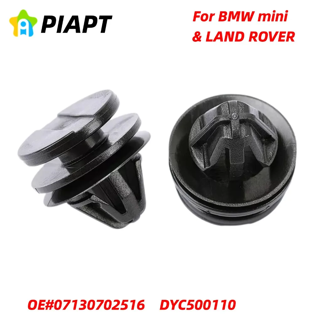 10PCS FOR MINI Cooper R50 R52 R53 Rear Wheel Arch Trim Clips Set  OE# 07130702516  FOR LAND ROVER DYC500110