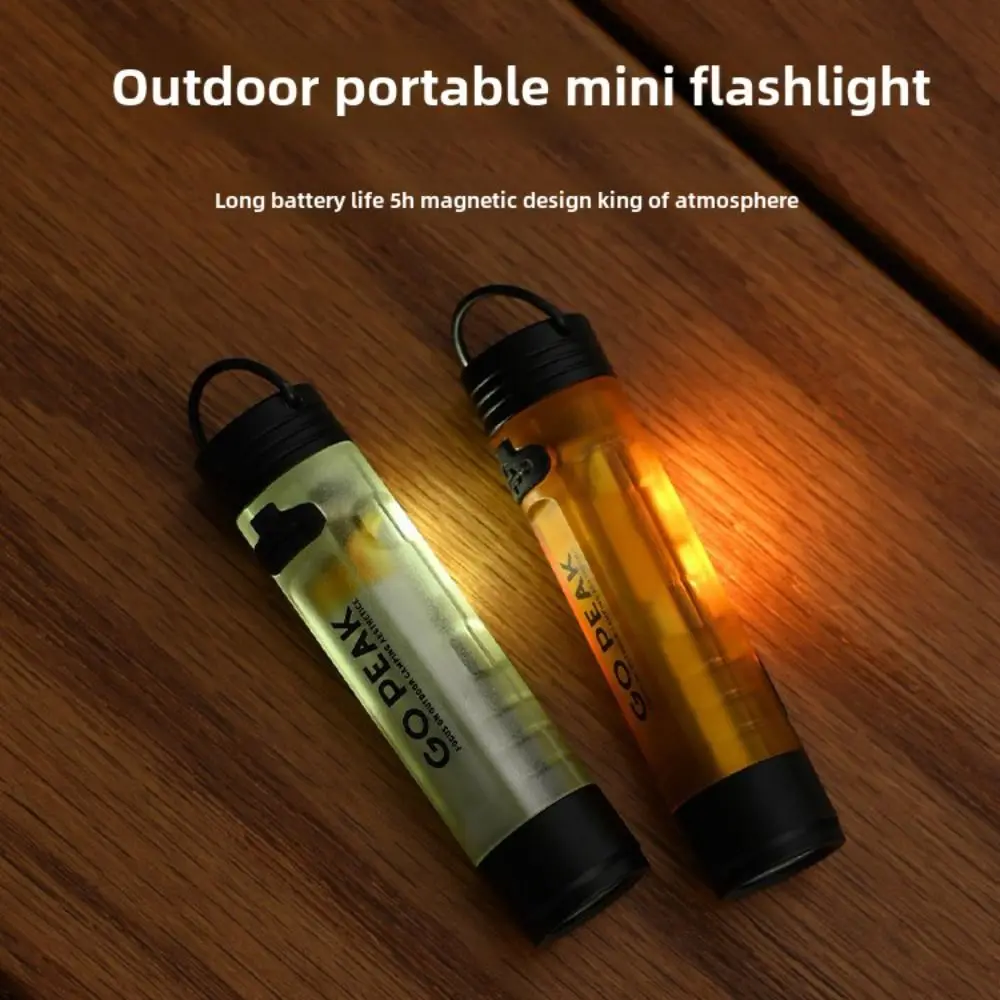 

Strong Light Pocket Mini Flashlight Magnetic Hook Long Endurance Key Clip Light Cap Clip Rechargeable LED Flashlight Camping