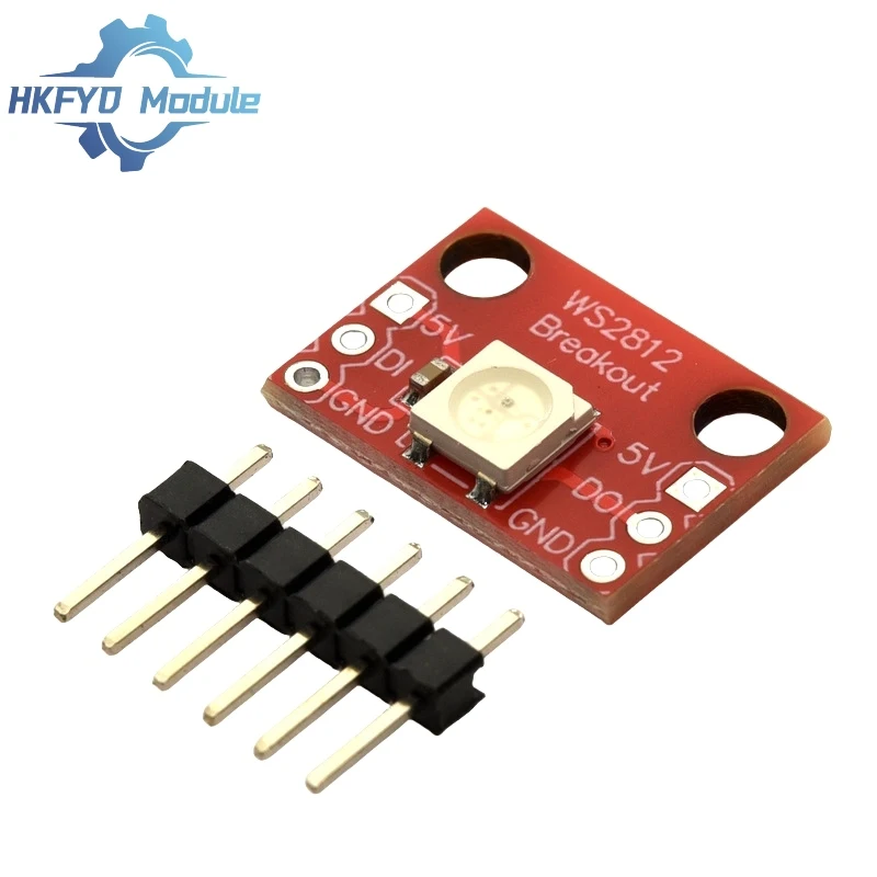 1-50pcs WS2812 RGB LED Breakout Module – Addressable Smart LED for Arduino, DIY Electronics & RGB Lighting Projects