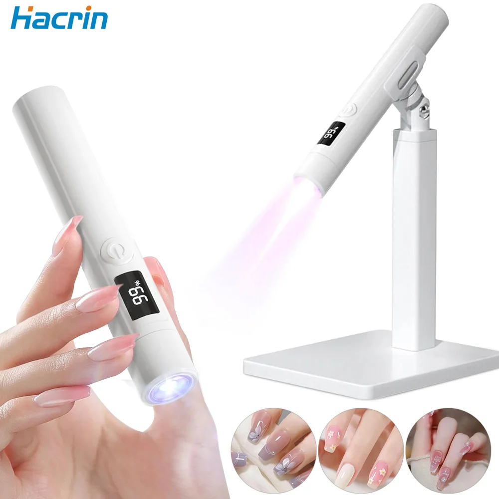 UV LED Nail Lamp Portable Nails Dryer Stand Lamp Mini UV Light For Nails Manicure LED Lamp for Manicure Salon Nail Drying Lamp