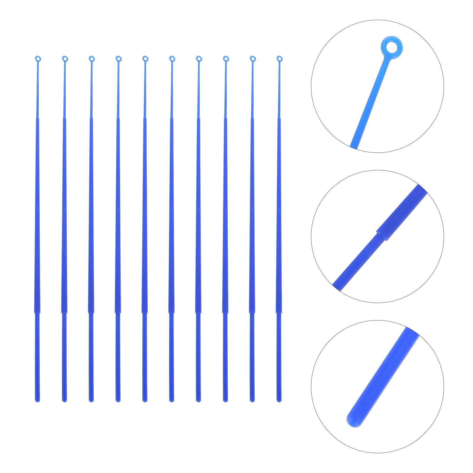 Inoculating Wire Loop Powder Sampling Rod Stick Inoculation Tool Laboratory Component Blue The Hips Microbiology Accessory